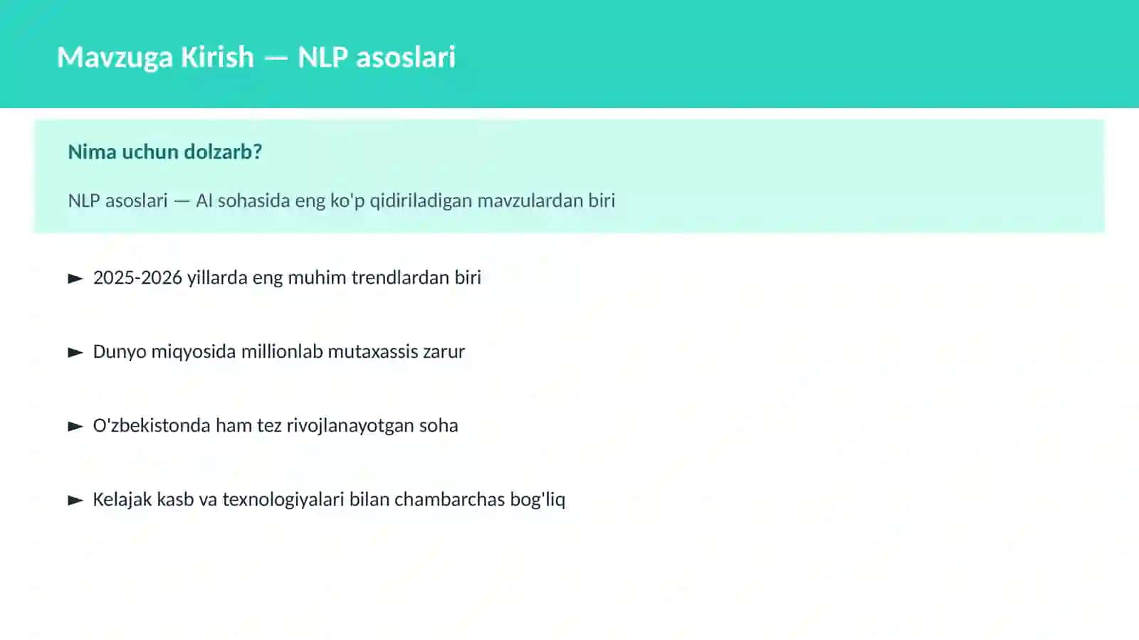 NLP TABIIY TIL QAYTA ISHLASH 2