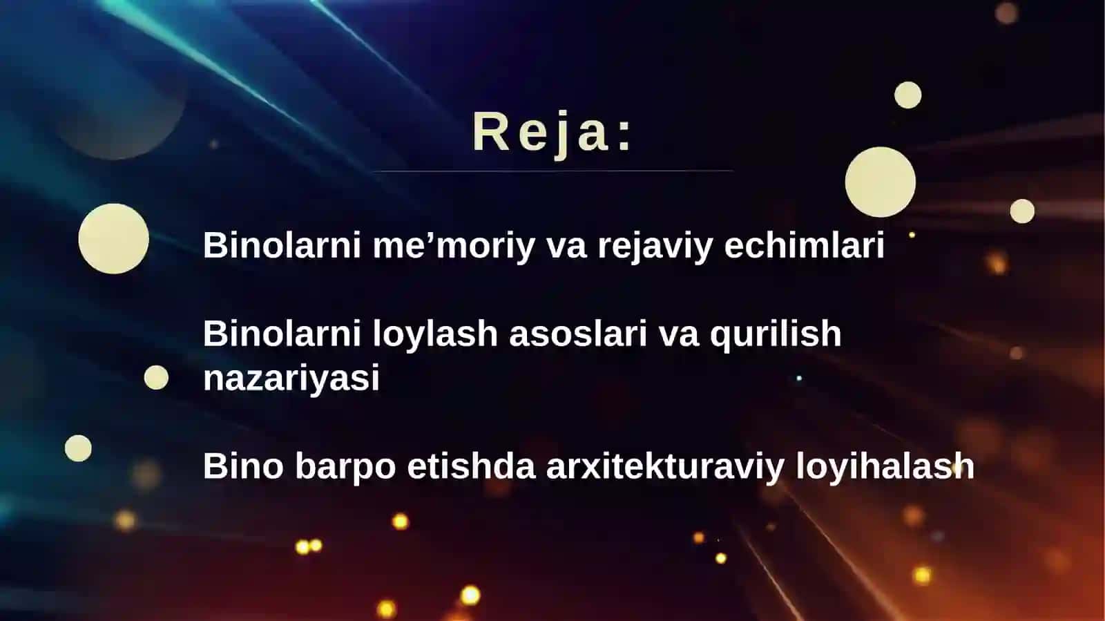 Jamoat binolarini loyihalash 2