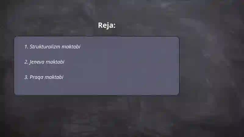 Strukturalizm Maktabi 2