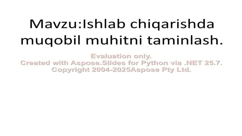 Mehnetni muhofaza qilishning huquqiy asoslari 2