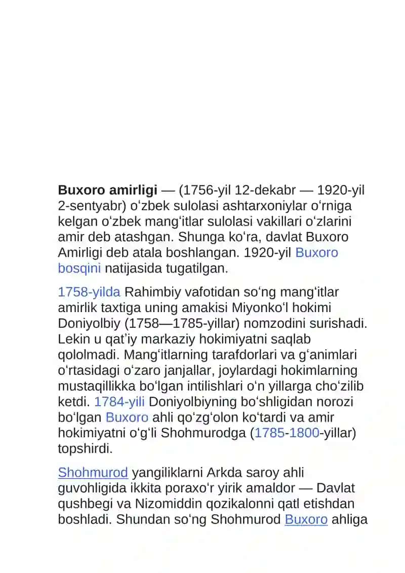 Buxoro amirligi 2