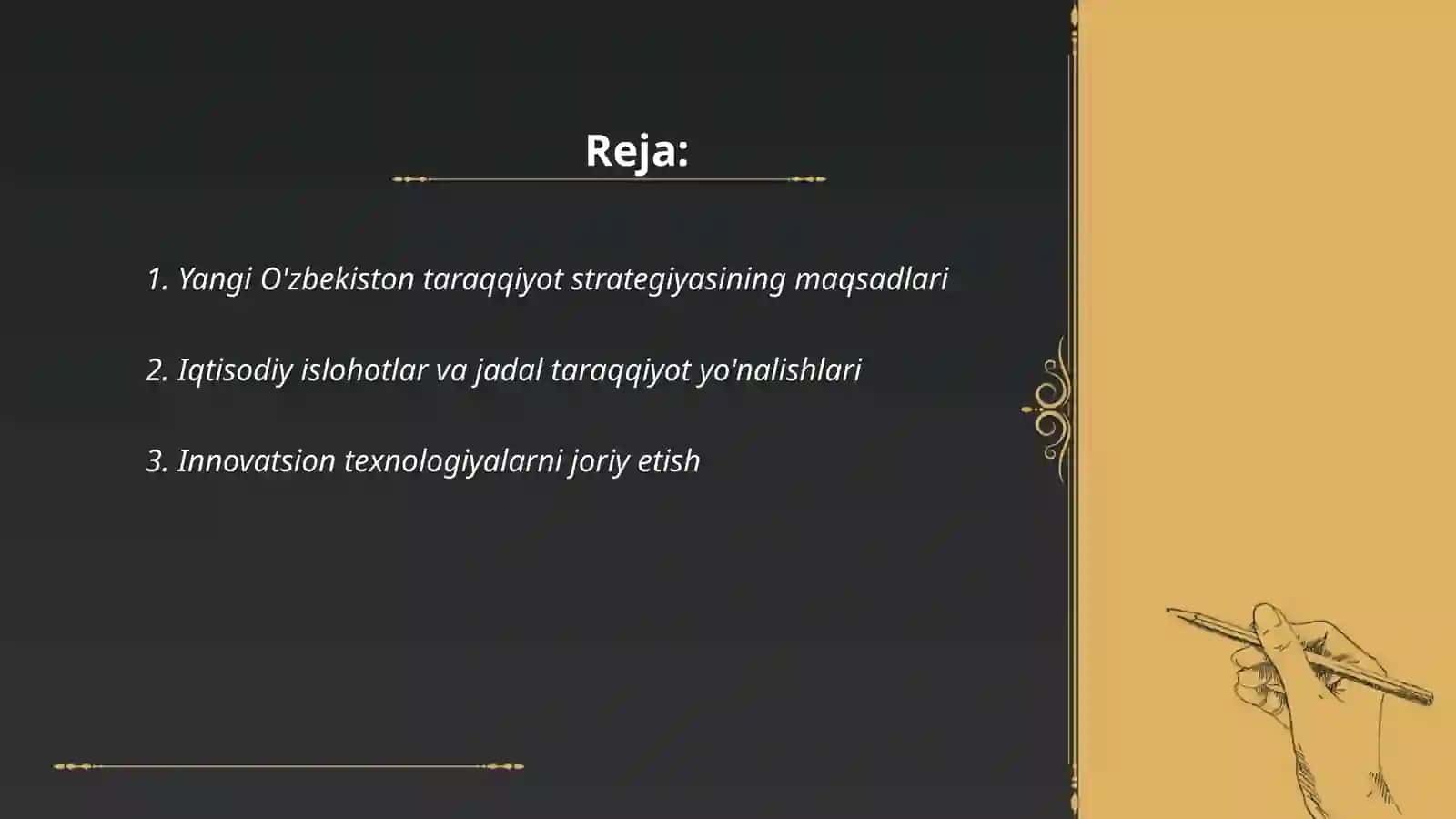 Yangi O'zbekiston Taraqqiyot Strategiyasi 2