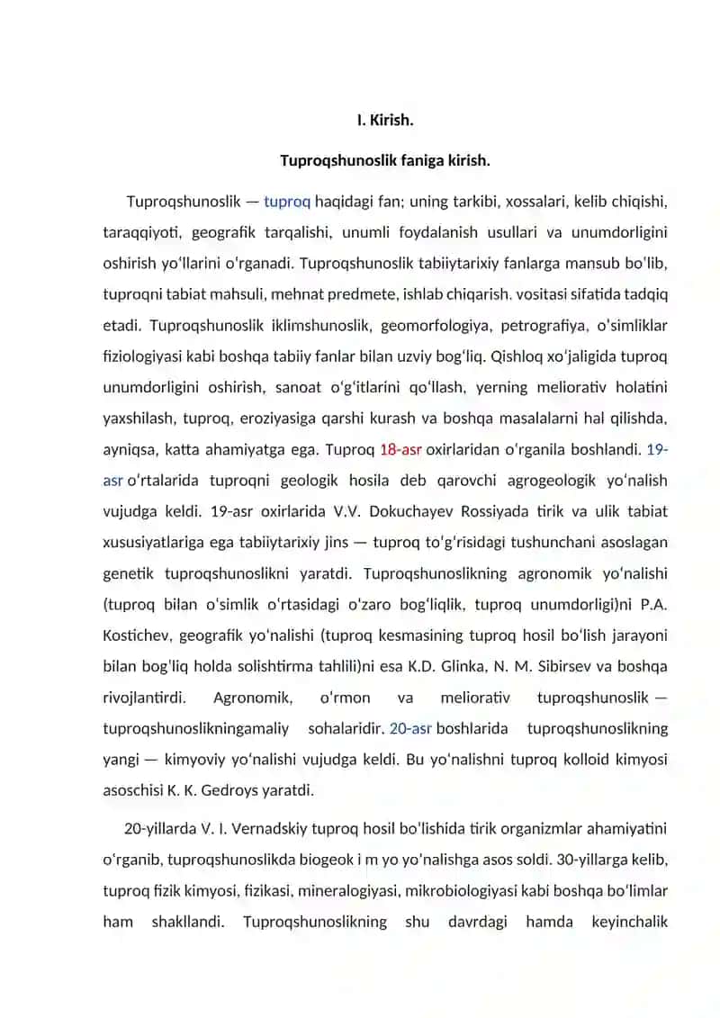 Tuproqning issiqlik xossalari 2