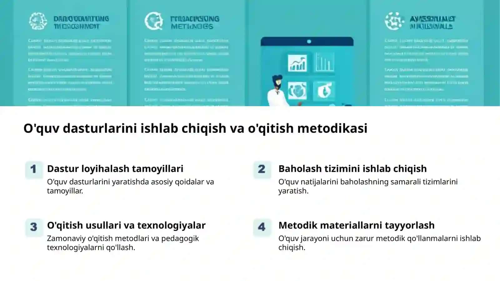O'quv dasturlarini yaratishda asosiy qoidalar va tamoyillar 2