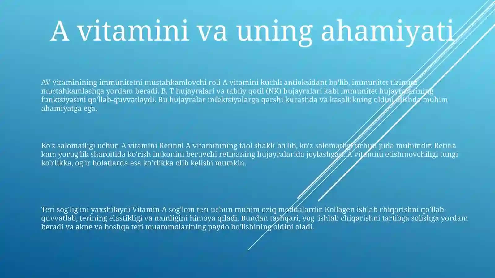Vitaminlar Va Ularning Organizm Uchun Ahamiyati 2