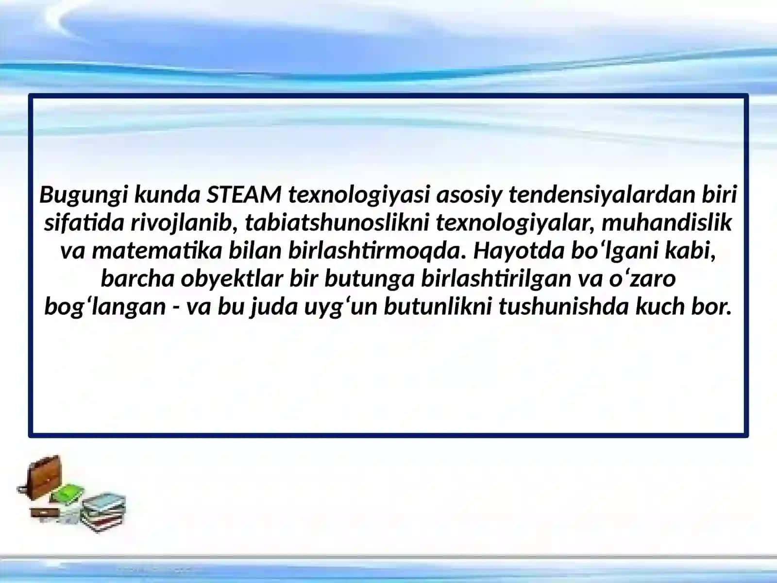 STEAM texnologiyasu asosida intellektual qobiliyatini rivojlantirish 2