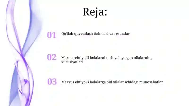 Maxsus ehtiyojli bolalarni tarbiyalayotgan oilalar xususiyatlari 2