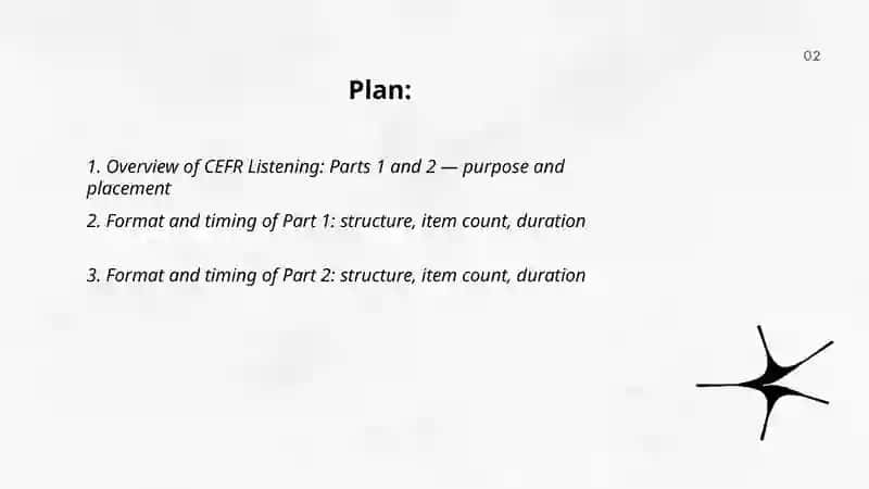 Cefr listening part 1 and part 2 2