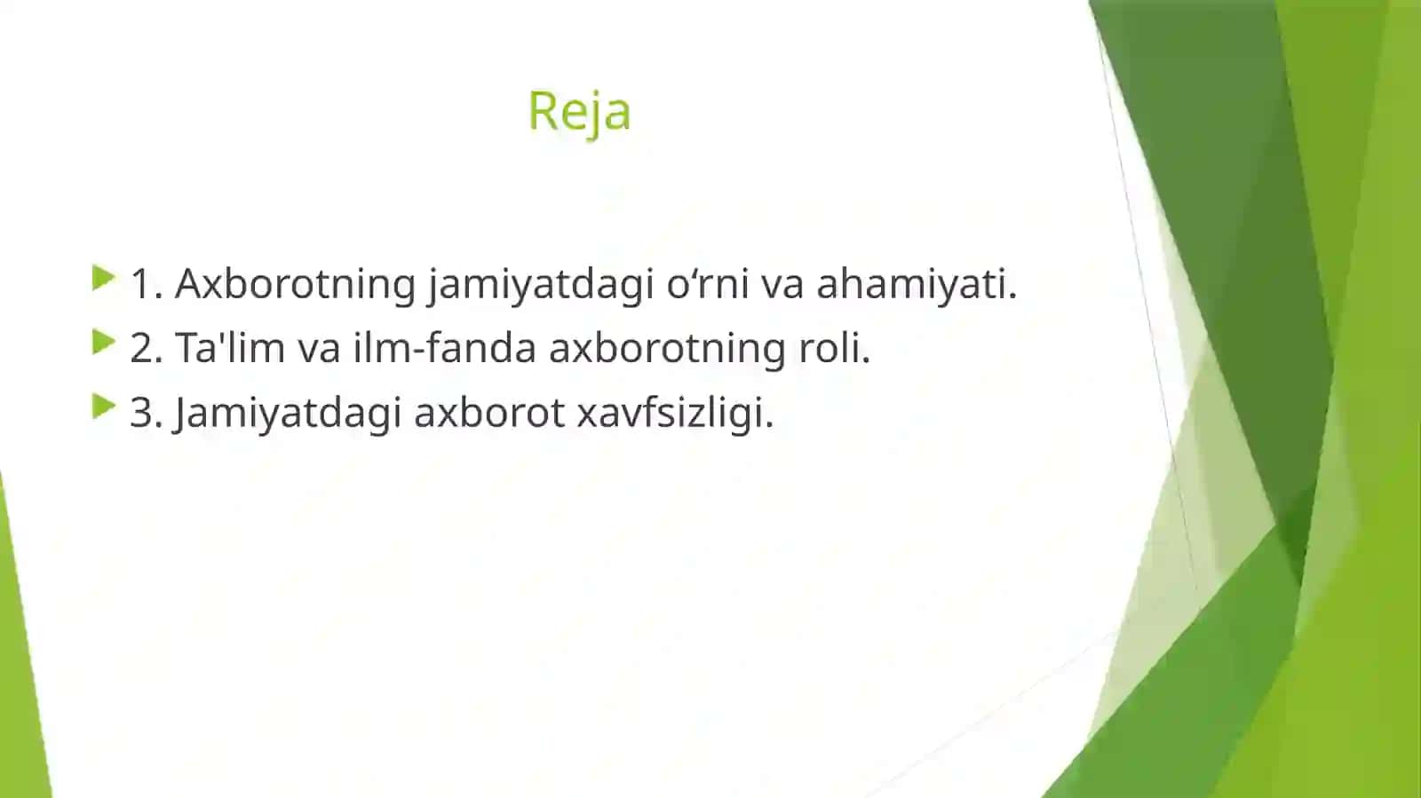 Axborotning jamiyatdag'i o‘rnivaahamiyati 2