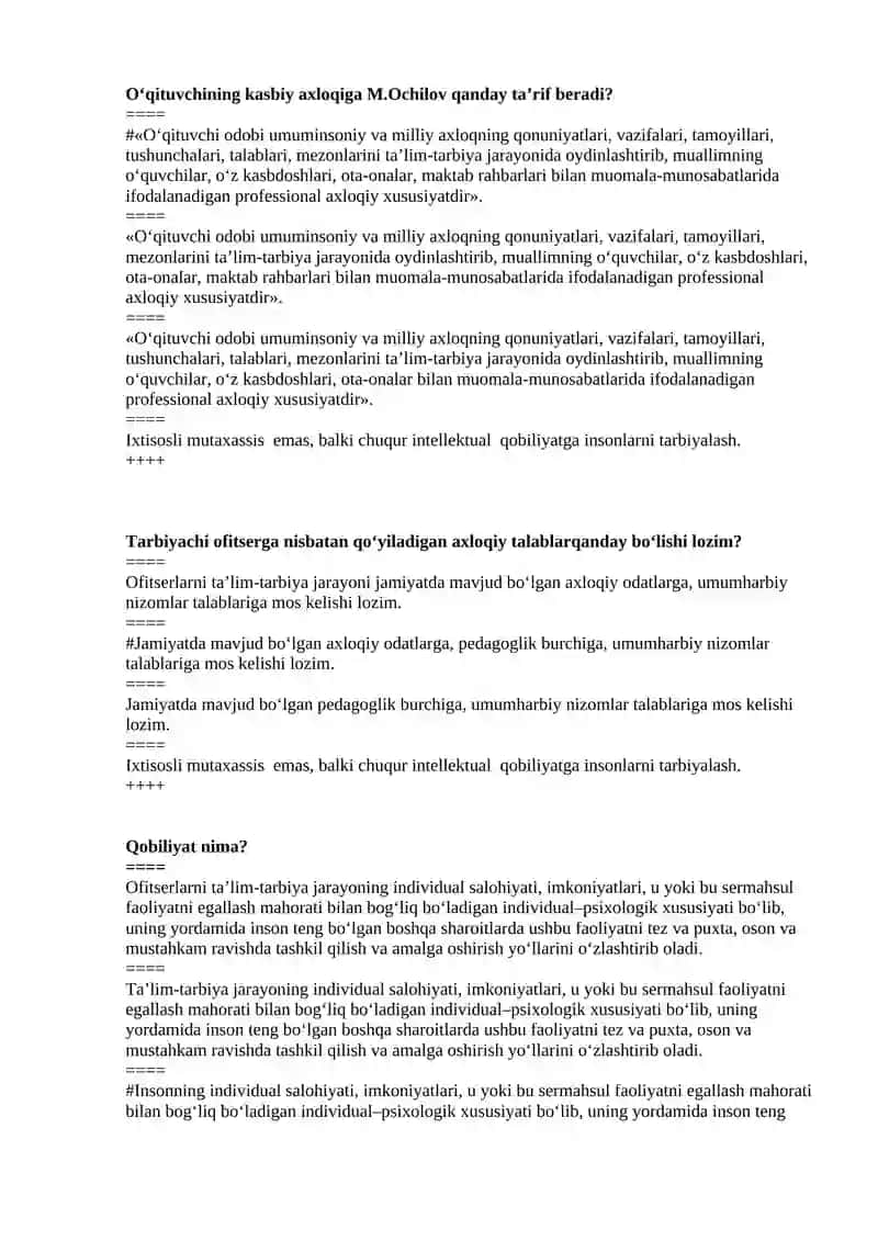 Pedagogik Takt Nima? 2