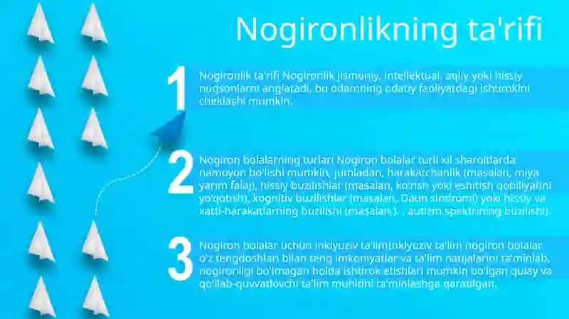 Nogironlikning ta'rifi 2