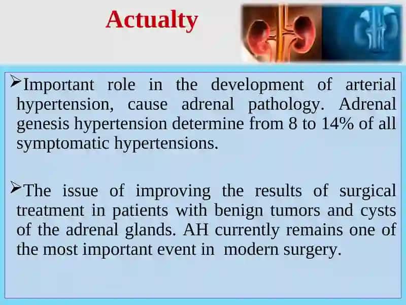The effectiveness of laparoscopic adrenalectomy in patients with adrenal genesis arterial hypertension 2