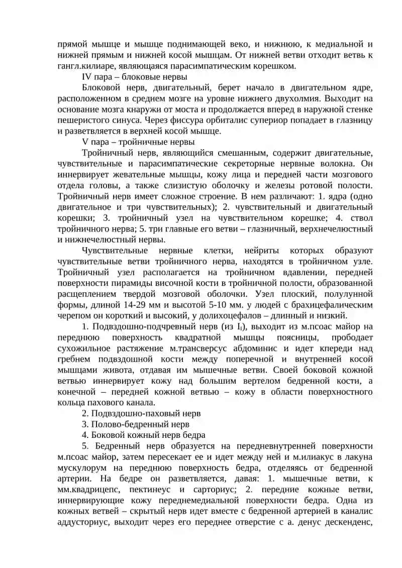ЛЕКЦИЯ 15. «ПЕРИФЕРИЧЕСКАЯ НЕРВНАЯ СИСТЕМА. ЧЕРЕПНЫЕ НЕРВЫ» 2