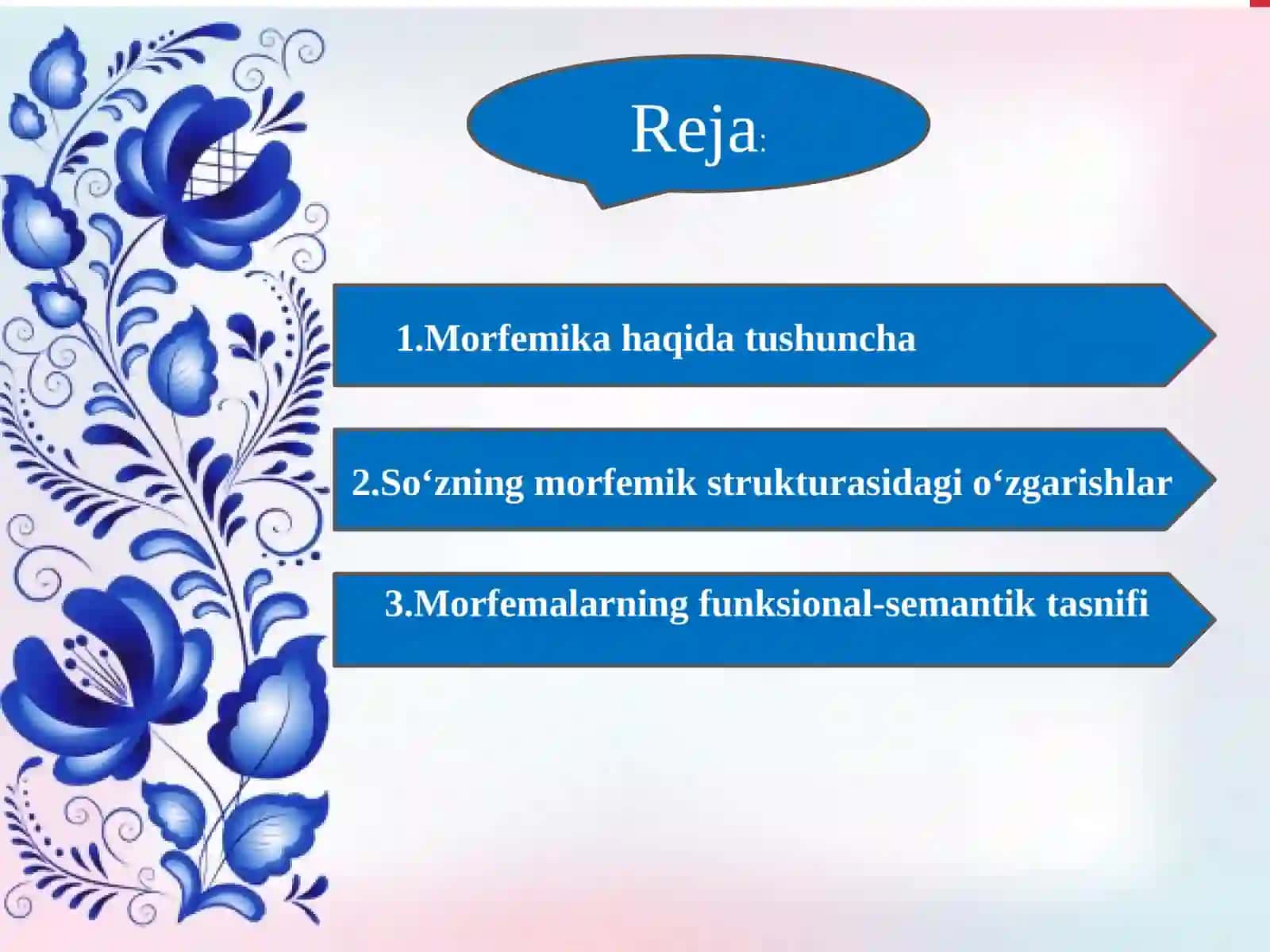 Morfemika va uning birligi haqida umumiy ma’lumot 2