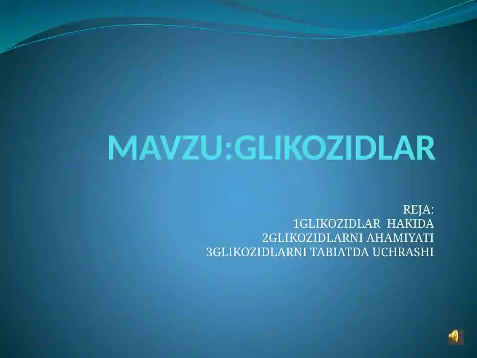 GLIKOZIDLAR 2