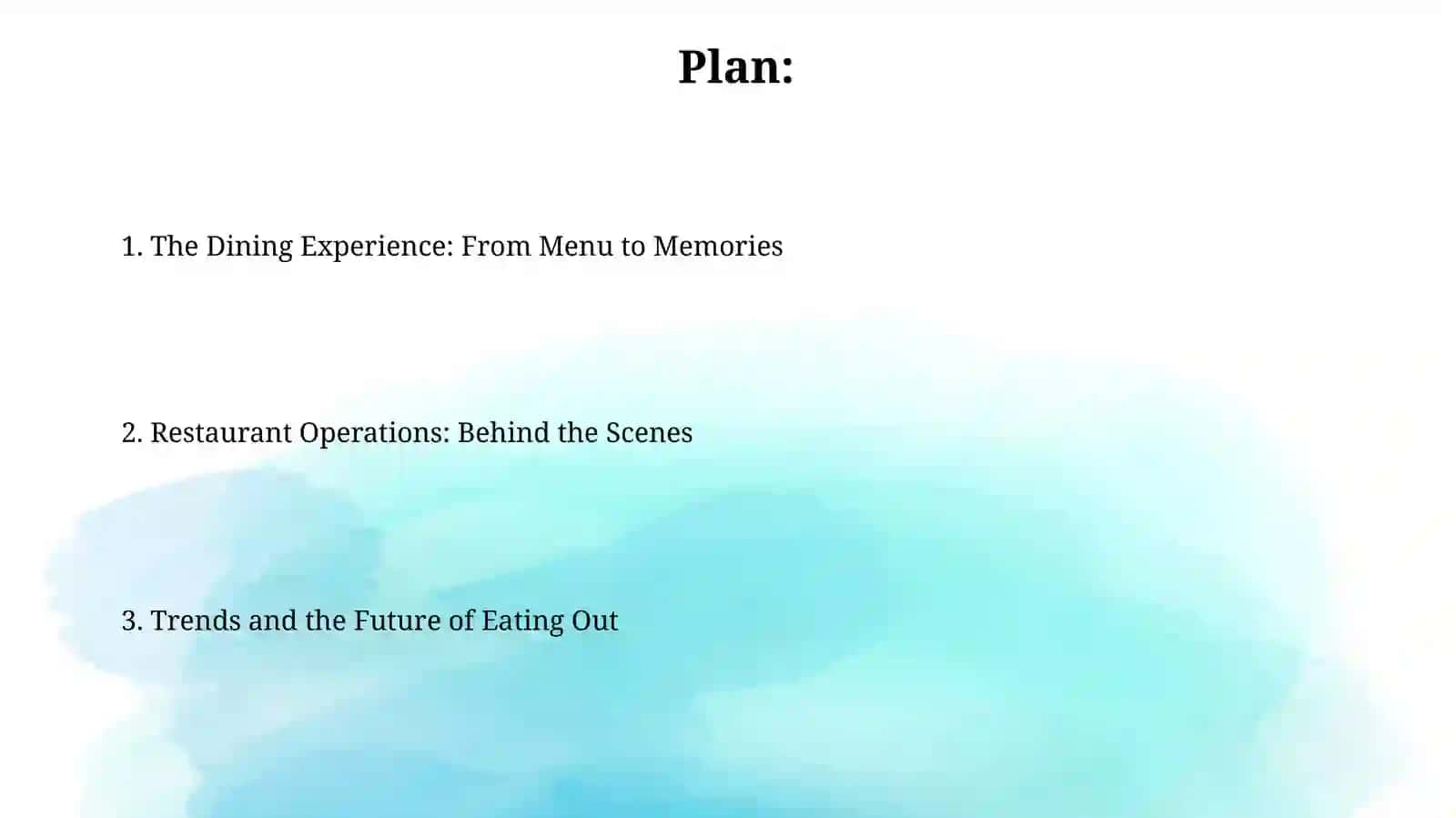 The Dining Experience: From Menu to Memories 2