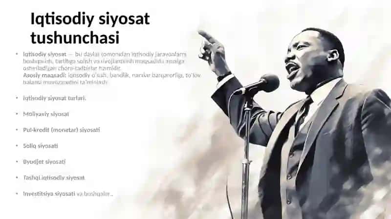 Iqtisodiy siyosat 2