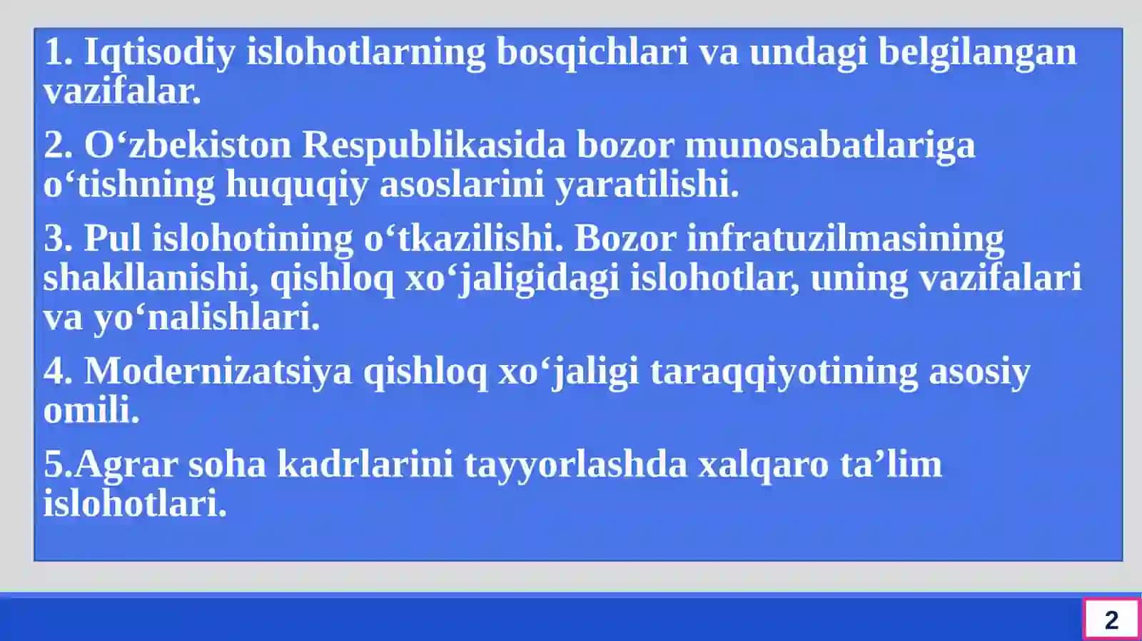 O‘ZBEKISTONNING YANGI TARIXI 2