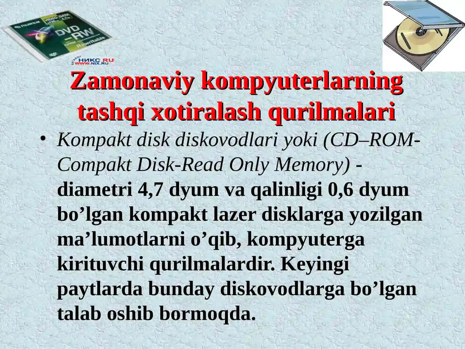 Disklarga xizmat ko`rsatuvchi dasturlar 2