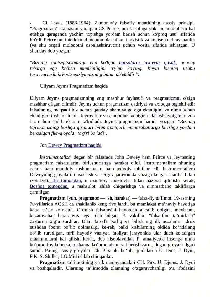 PRAGMATIZM-TADBIRKORLIK FALSAFASI SIFATIDA 2