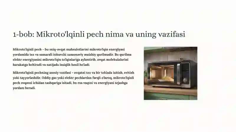 Mikroto'lqinli pechning elektr sxemasi va ishlash prinsipi 2