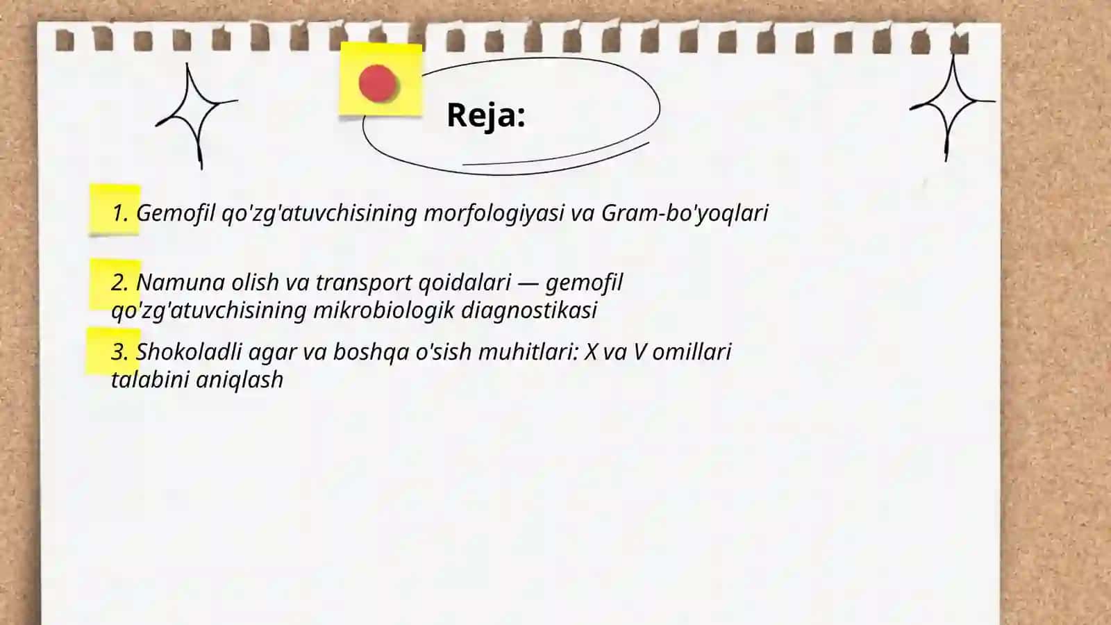 Gemofil qõzğazatuvchisning mikrobiologik diagnostikasi 2
