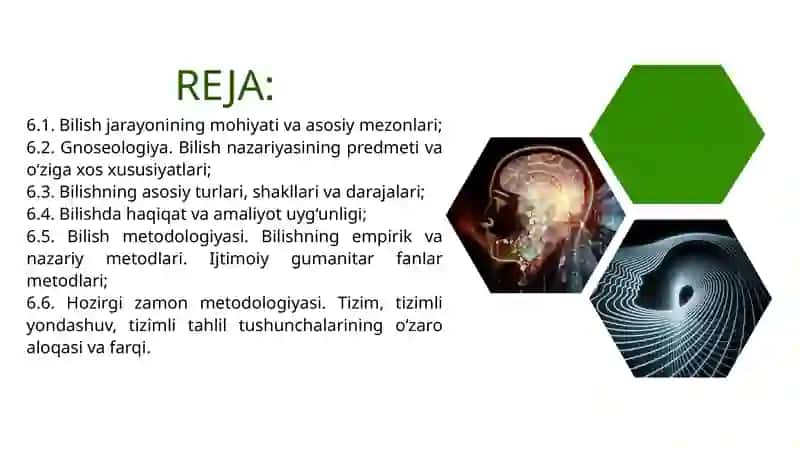 BILISH FALSAFASI (GNOSEOLOGIYA) 2