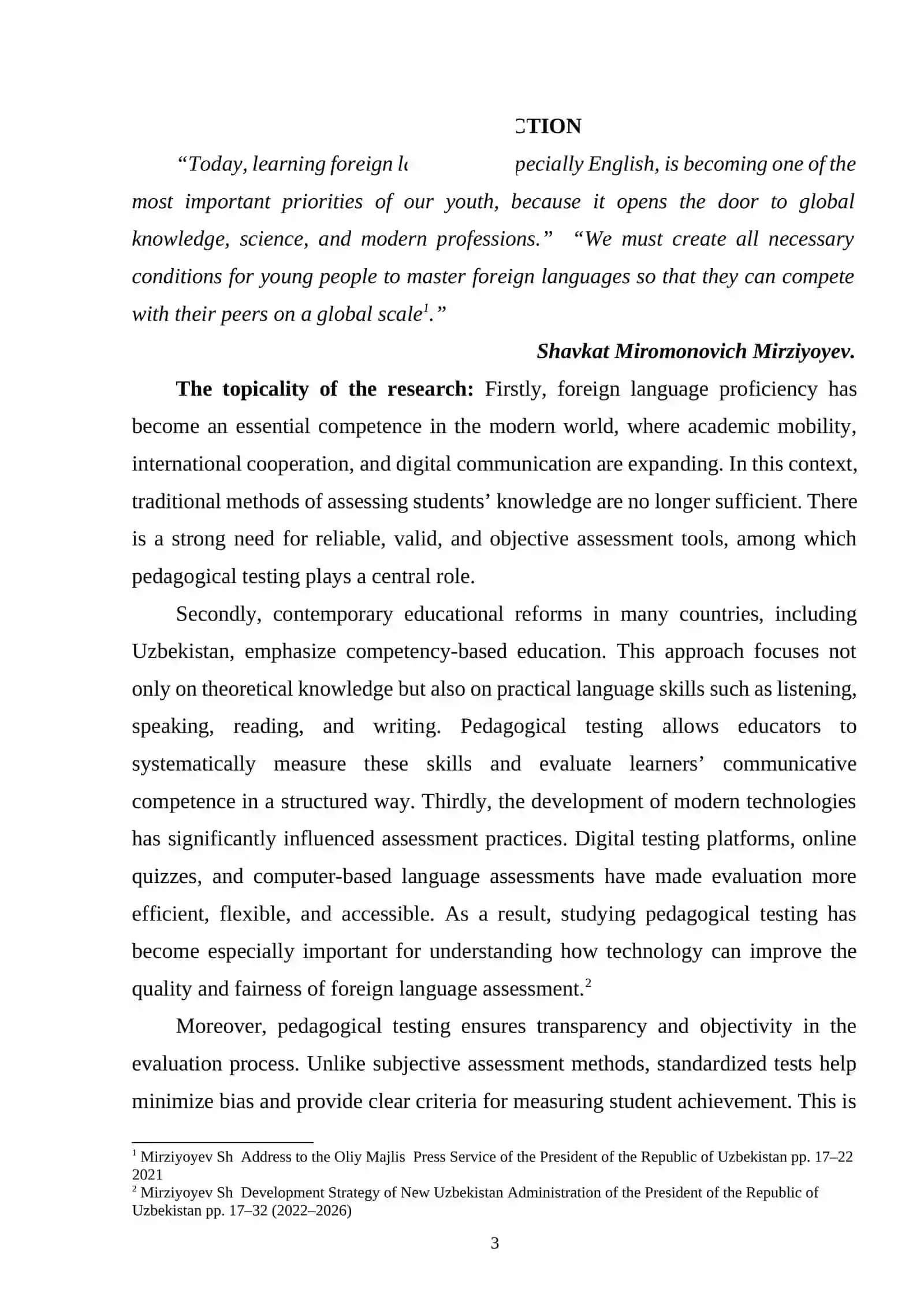 Pedagogical testing in foreign language teaching as an educational assessment tool 2