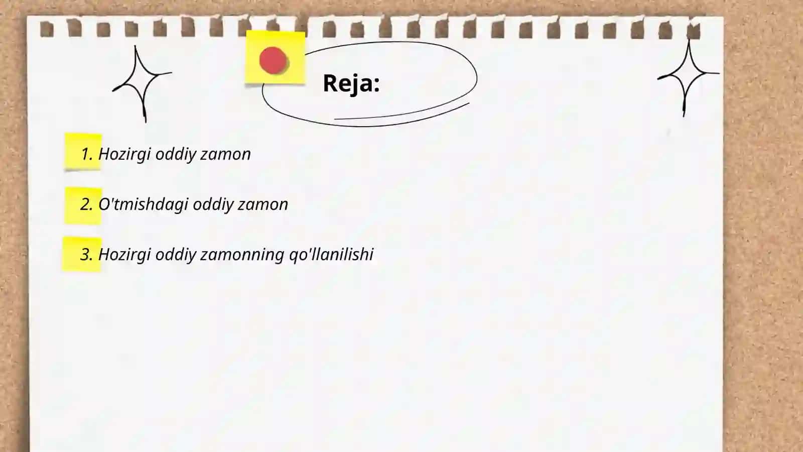 Hozirgi oddiy zamon (Present Simple Tense) 2