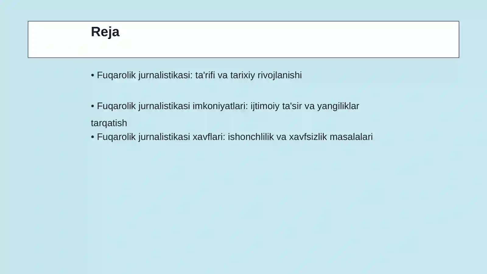 Fuqarolik jurnalistikasi: ta'rifi va tarixiy rivojlanishi 2