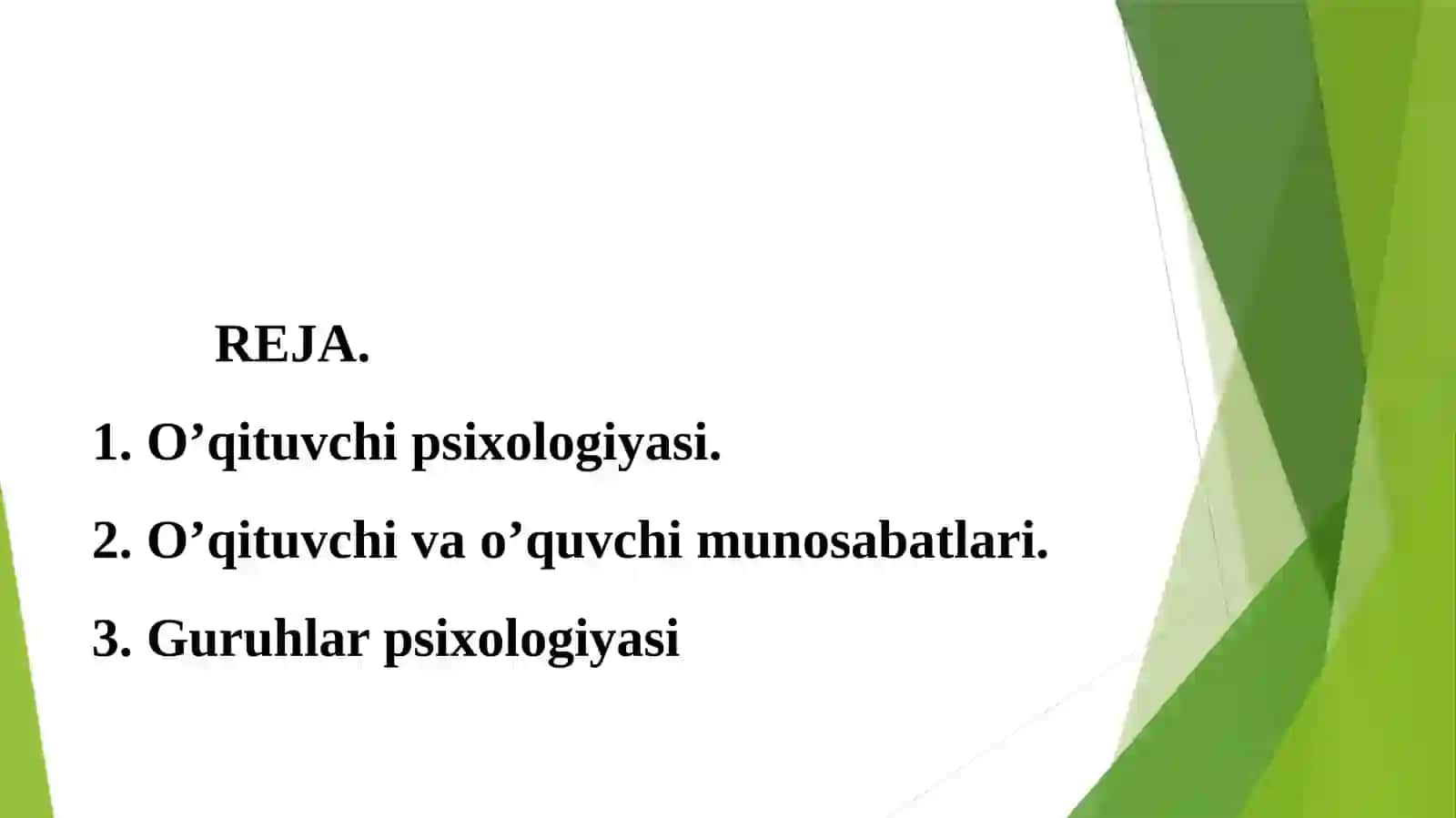 O’QITUVCHI PSIXOLOGIYASI. PEDAGOGIK QOBILIYATLAR 2