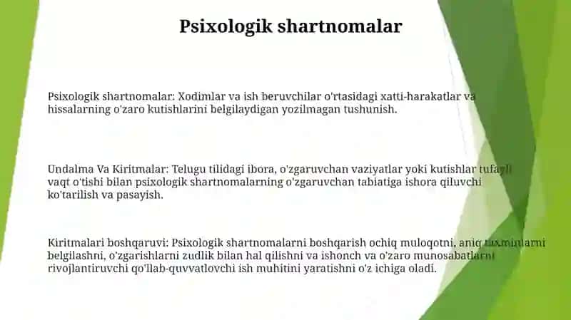 Psixologik shartnomalar 2