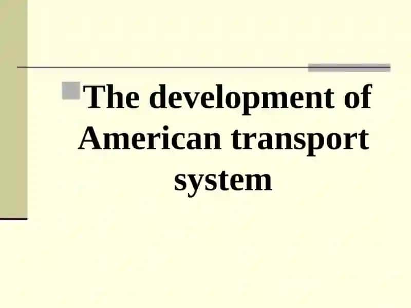 Modern Railway system of the USA 2