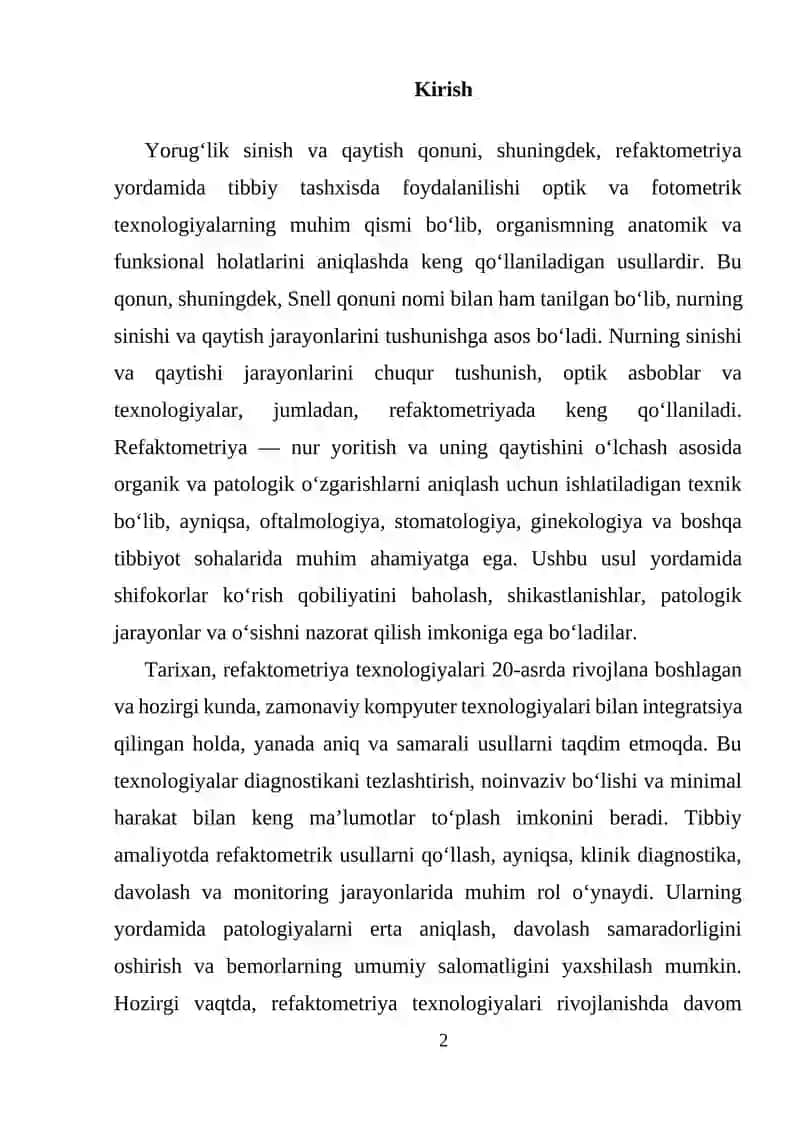 Yorugʻlik sinish va qaytish qonuni 2