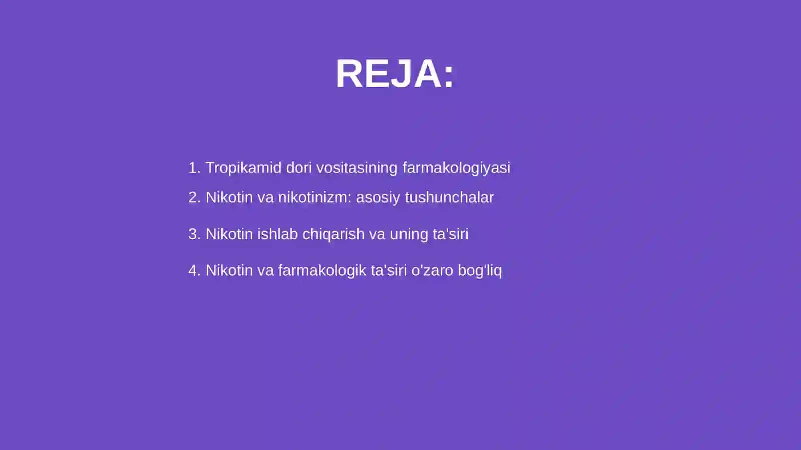 Tropikamid dori vositasining farmakologiyasi 2