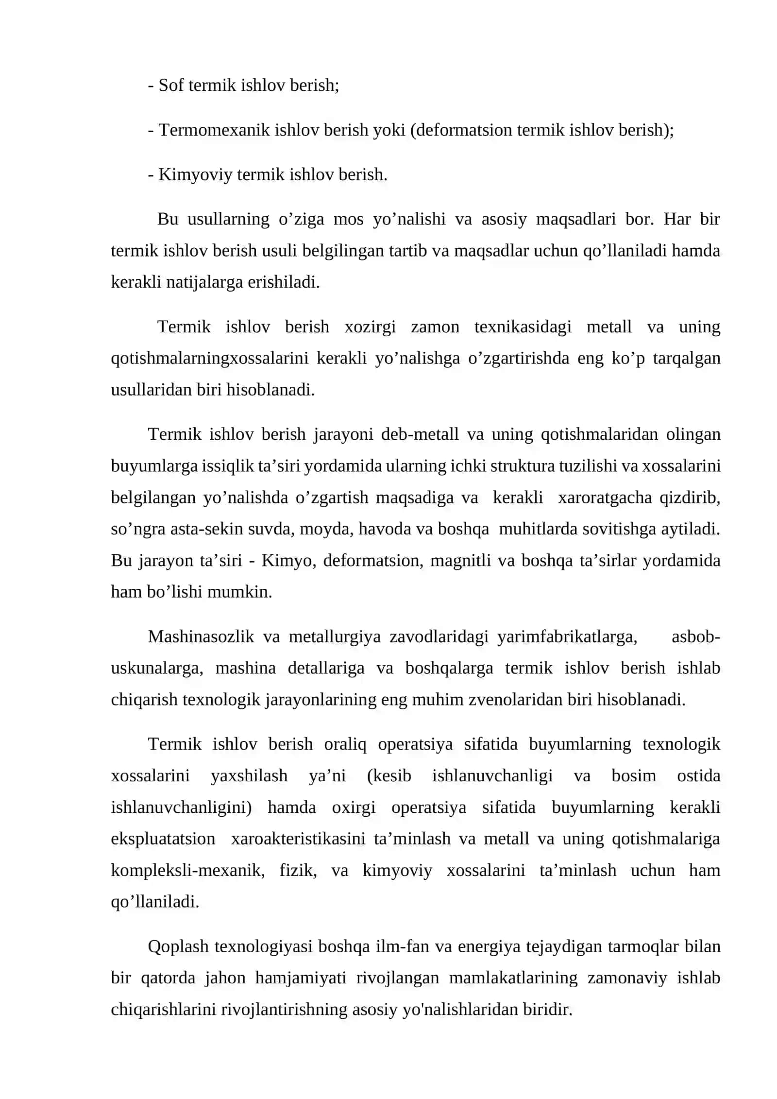 Materialshunoslik sohasida mutaxassislar tayyorlash 2