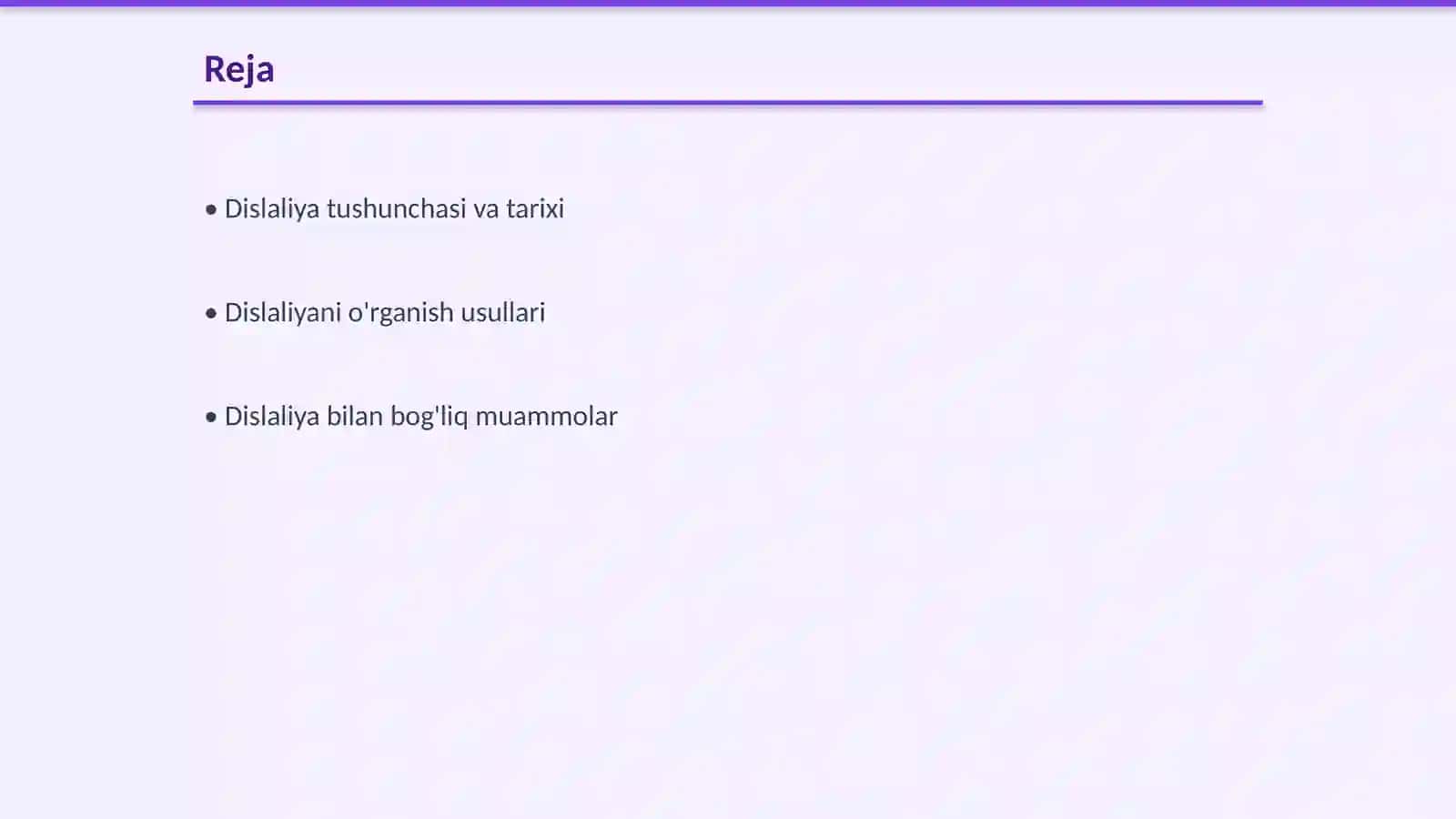Dislaliyani o'rganish tarixi 2