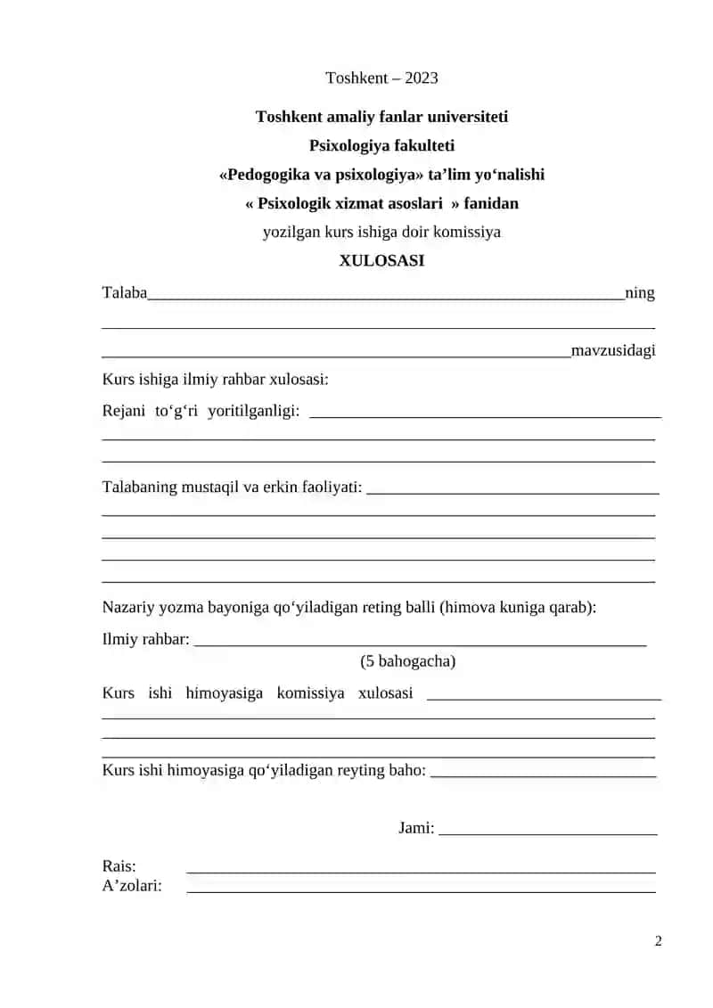 MAKTABDA IJTIMOIY-PSIXOLOGIK XIZMATLARNI TASHKIL ETISH 2