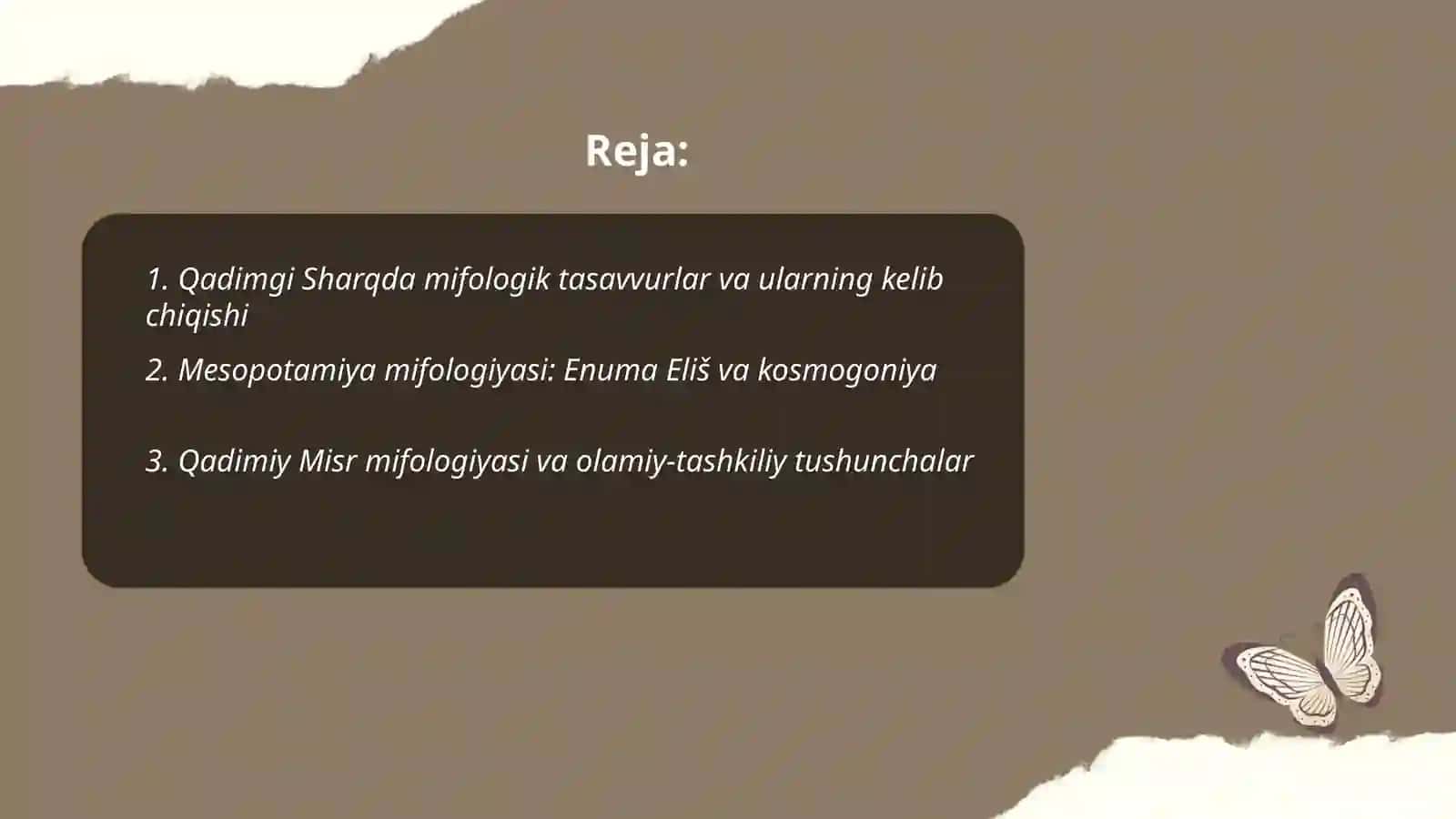 Qadimgi sharqda asotiriy tassavurlar va falsafiy bilimlarning paydo boʻlishi 2