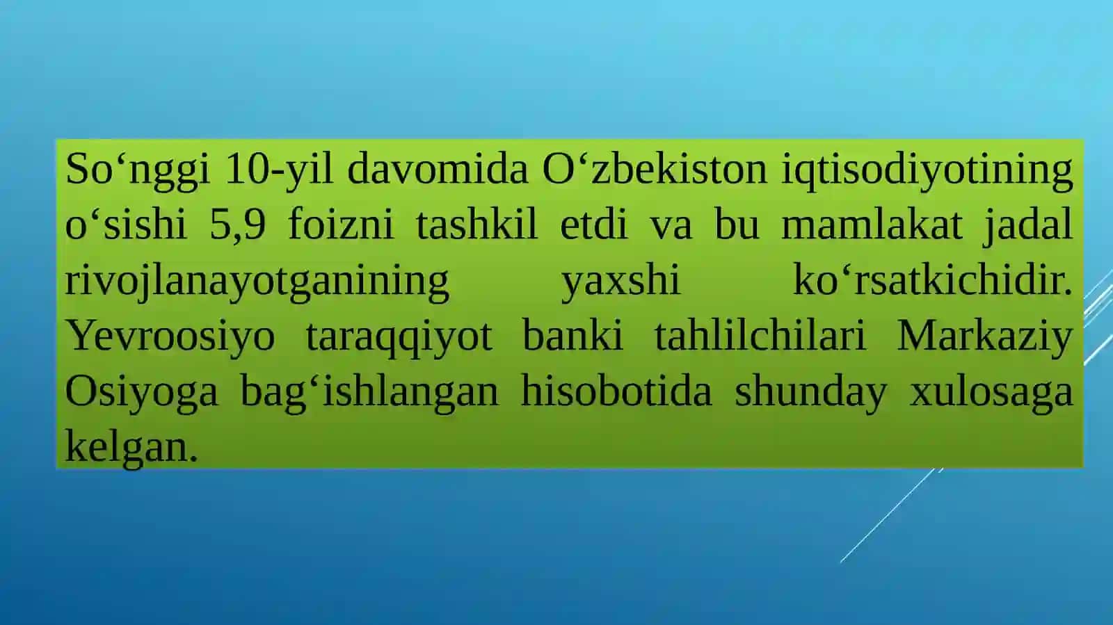 Yangi O‘zbekiston ijtimoiy-iqtisodiy siyosat strategiyasi 2