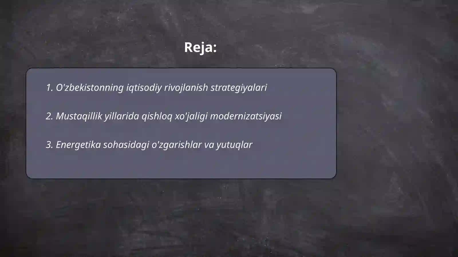 O'zbekiston mustaqil taraqqiyot yo'lida 2