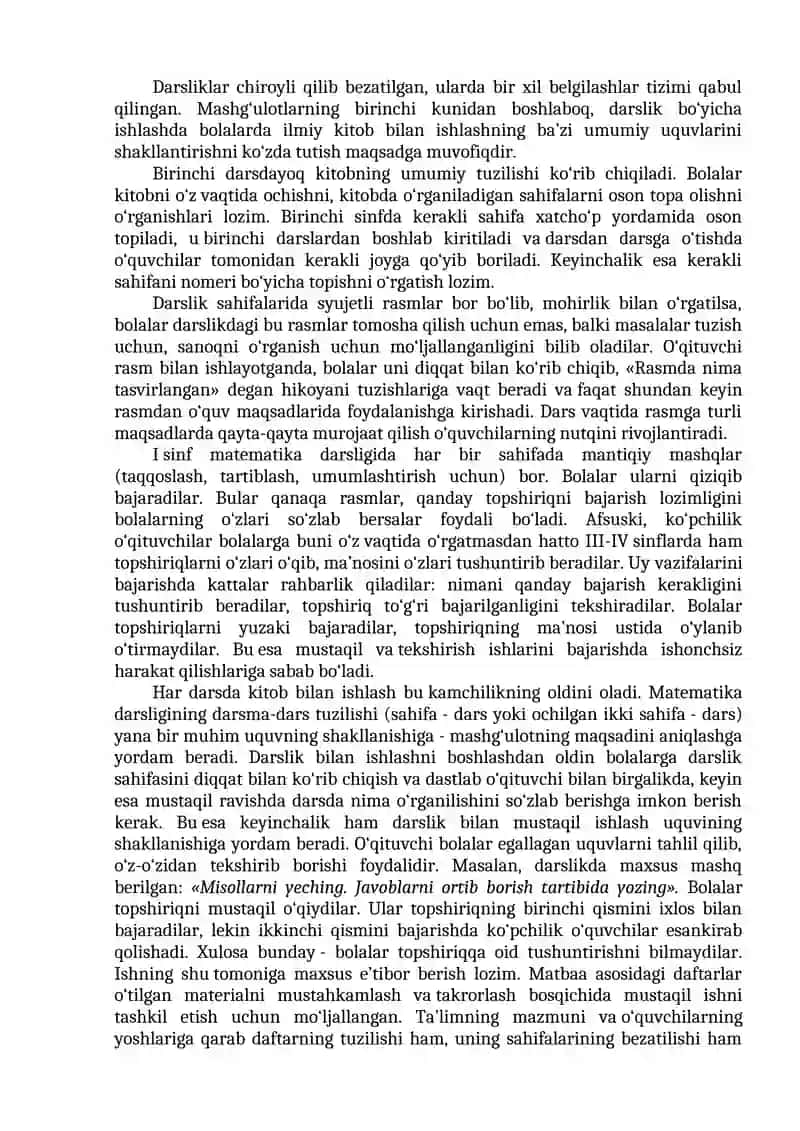 BOSHLANG‘ICH SINF MATEMATIKA DARSLARIDA QO‘LLANILADIGAN O‘QUV VOSITALARI VA ULARNING VAZIFALARI 2