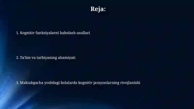 Maktabgacha yoshidagi bolalar bilish jarayonlarining rivojlanishi 2