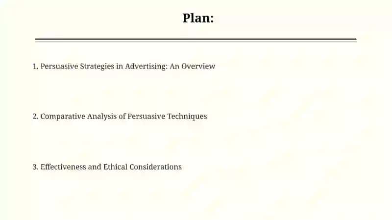 Comparing persuasive strategies in advertisements (print or digital) 2