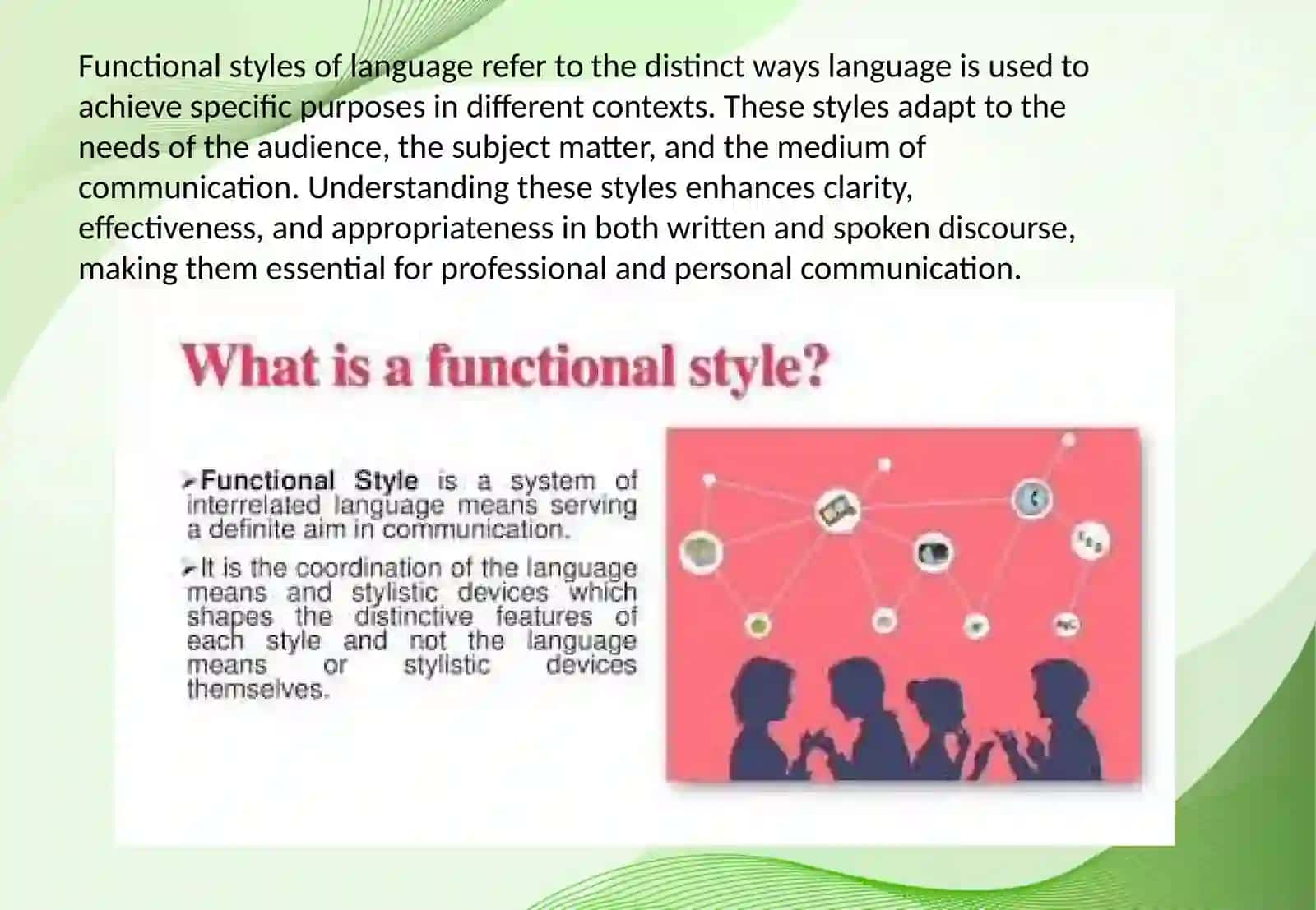 Functional Styles of Language 2