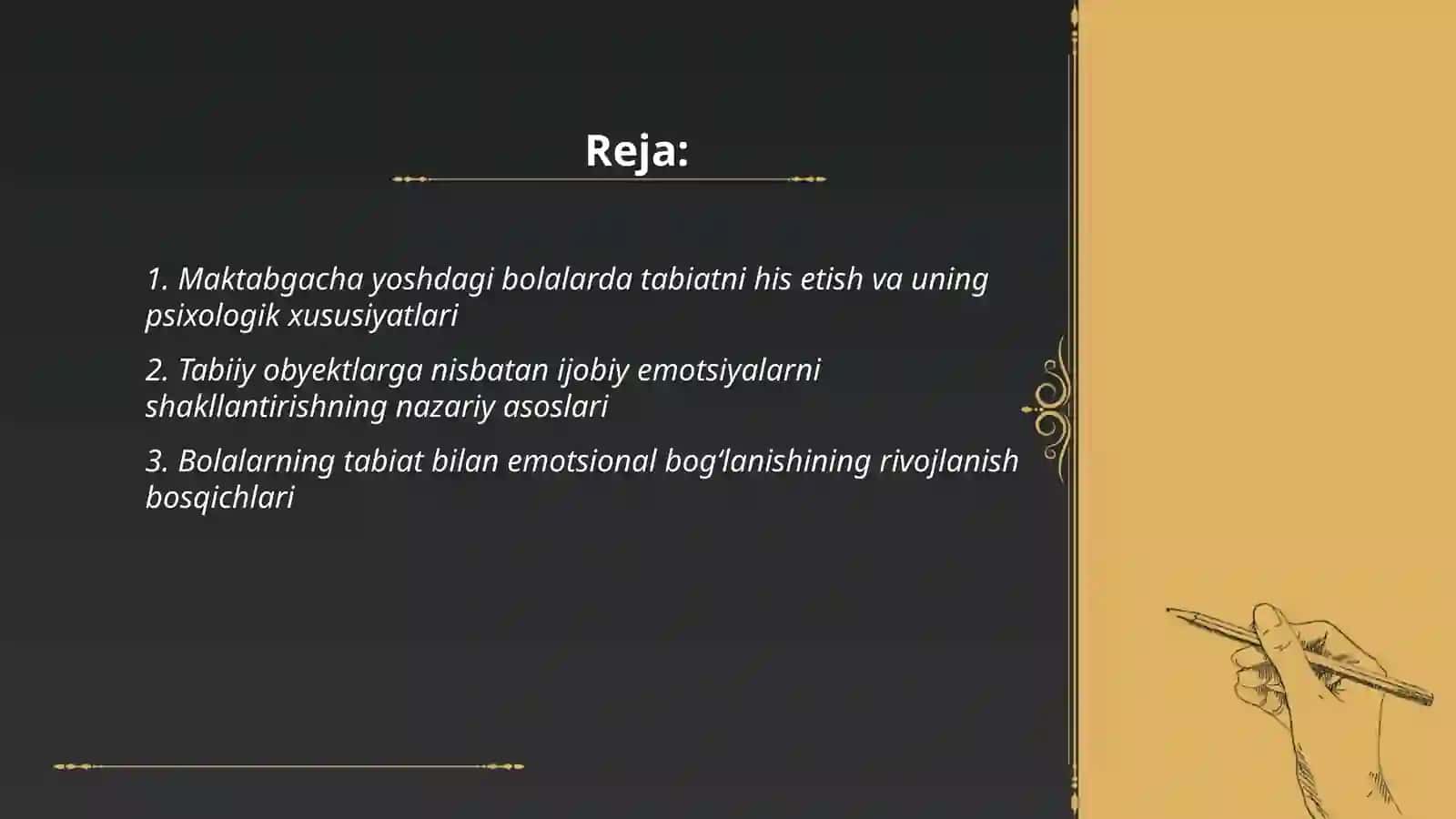 Maktabgacha yoshdagi bolalarda tabiiy obyektlarga boʻlgan emotsional, ijobiy munosabatlarini shakllantirishning psixologik asoslari 2