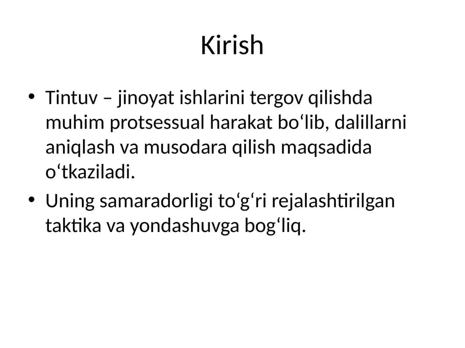 Yuridik psixologiya tintuv utkazish taktikasi prezintatsiyasi 2