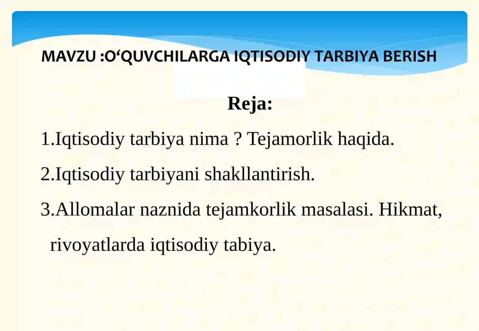 Tarbiyaviy ishlar metodikasi 2