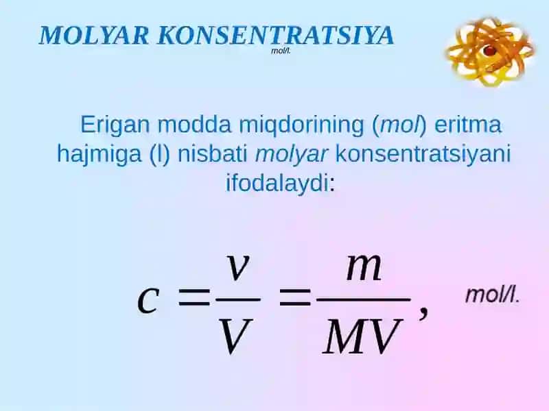 MOLYAR KONSENTRATSIYA 2