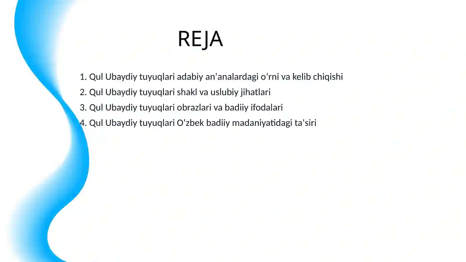 QUL UBAYDIY TUYUQLARI BADIIYATI 2